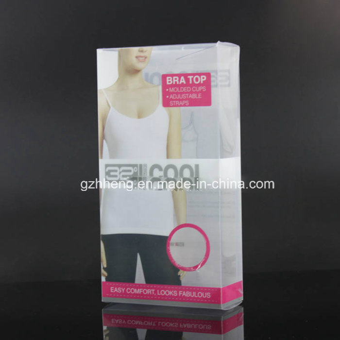 High Quality Printed Plastic Box for men's handkerchifs (OEM-PVC-Boxes)