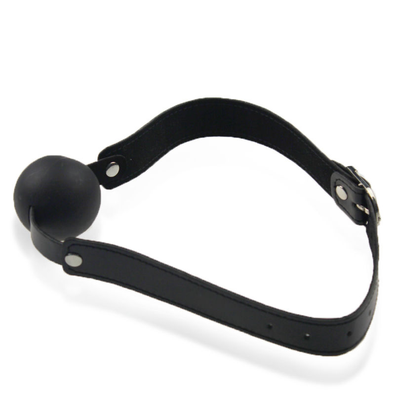 Chic Mouth Gag Bdsm Bondage Product for Couples Sex Game Black Ball Sexy Toys