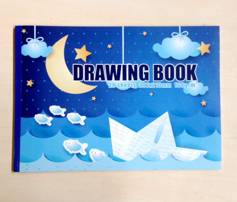 A4 Size White Paper Student Drawing Notebook Children Coloring Book for Children Gift