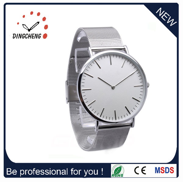 Fashion Watches Stainless Steel Ladies Men's Quartz Watch (DC-469)