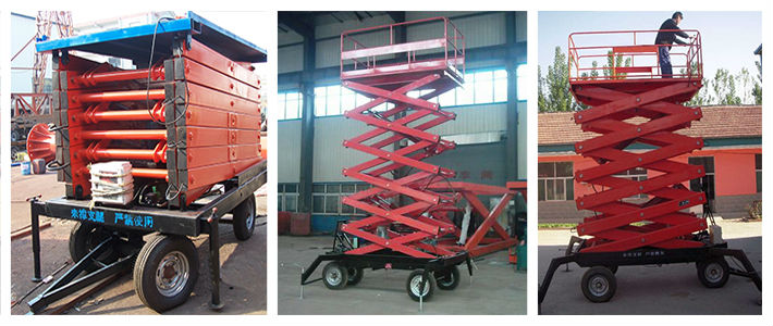 Hot Sale Movable Scissor Lift Aerial Work Platform