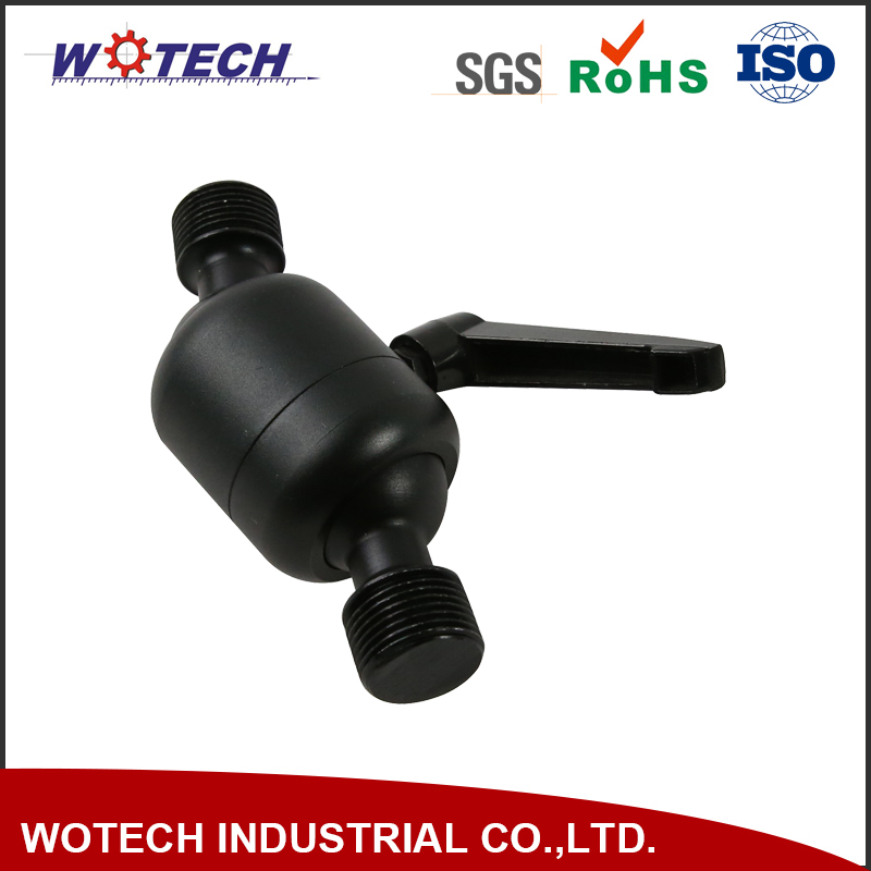 Black Anodized Aluminium Precision CNC Machining Turning Mechanical Part