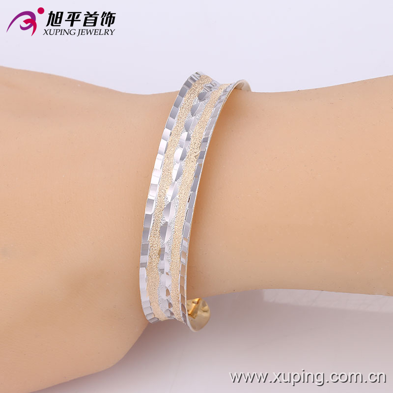 New Fashion Xuping Elegant Simple Multicolor Imitation Jewelry Bangle with in Brass and Alloy 51355