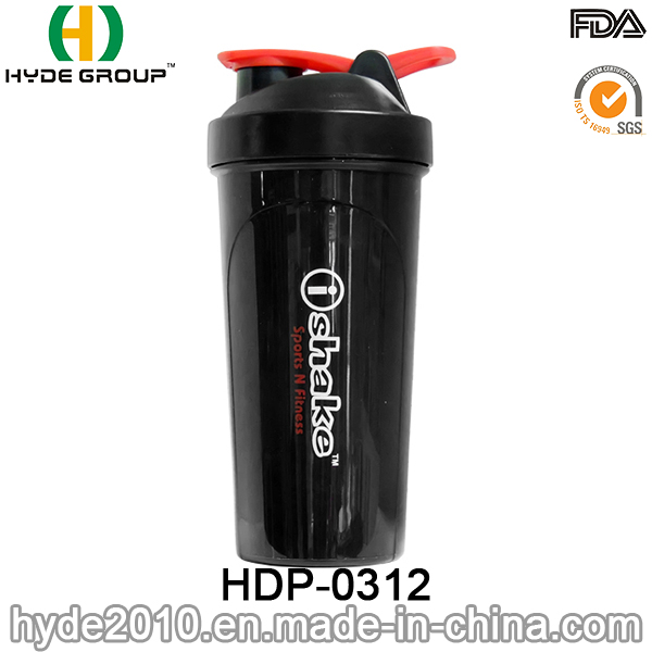 2017 Portable BPA Free PP Powder Shaker Bottle, Plastic Protein Shake Bottle (HDP-0312)