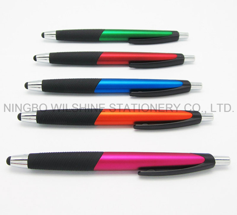 Plastic Promotion Stylus Ball Point Pen for Logo Printing (IP009)