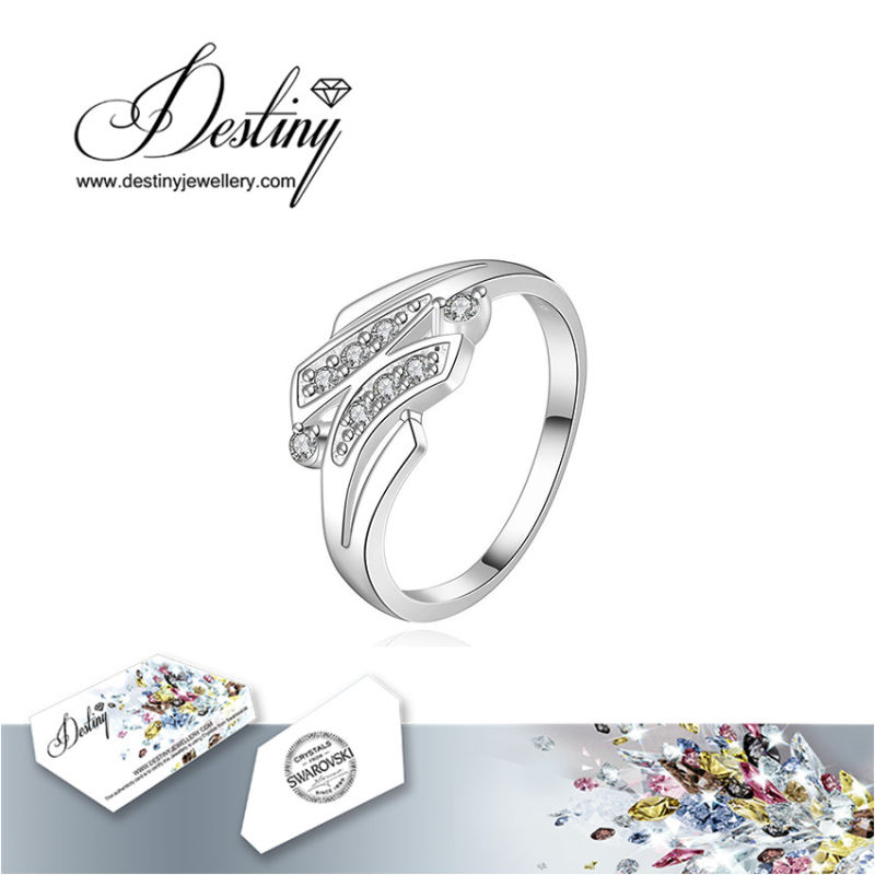 Destiny Jewellery Crystal From Swarovski Ring H Ring