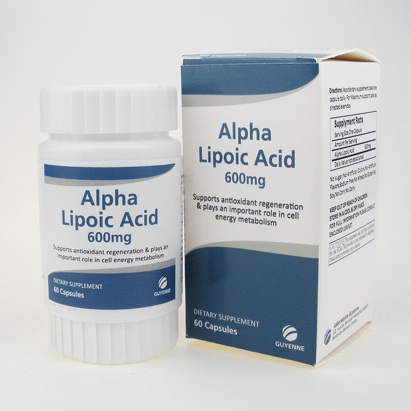 Antioxidant Alpha Lipoic Acid Capsules 600mg