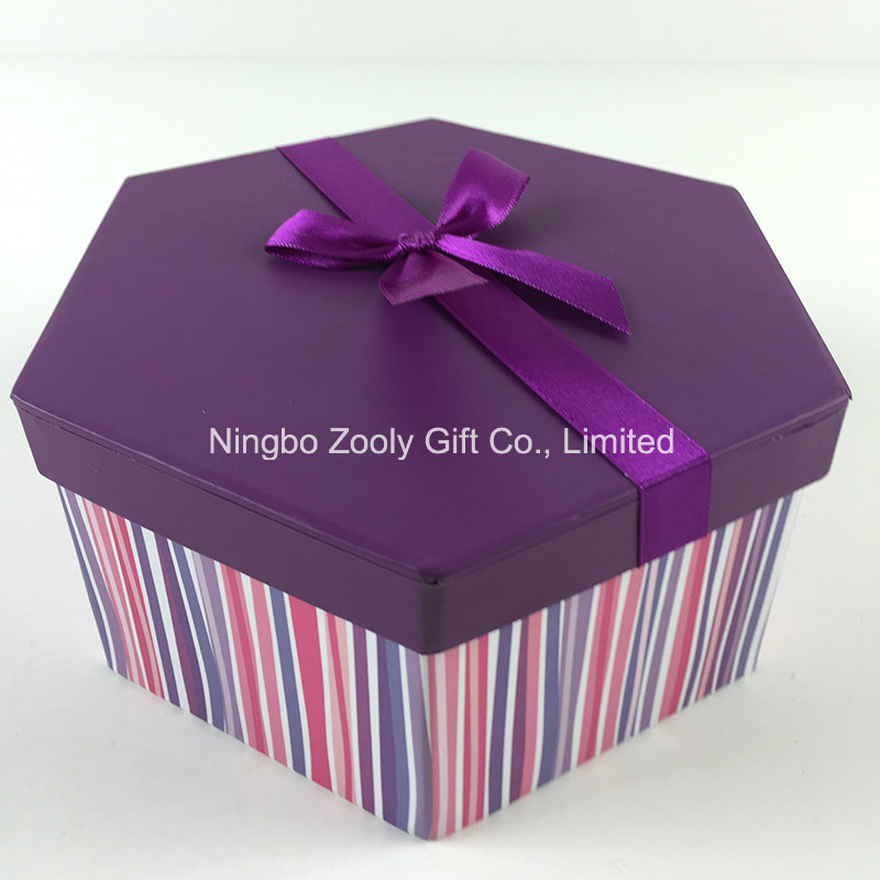 Hexagonal Heart-Shaped Round Mixed Paper Gift Boxes Set