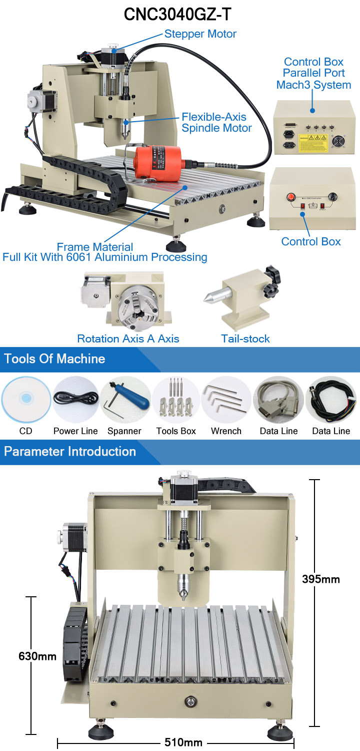 Industry Machinery CNC Cutting Tools Stone CNC Router