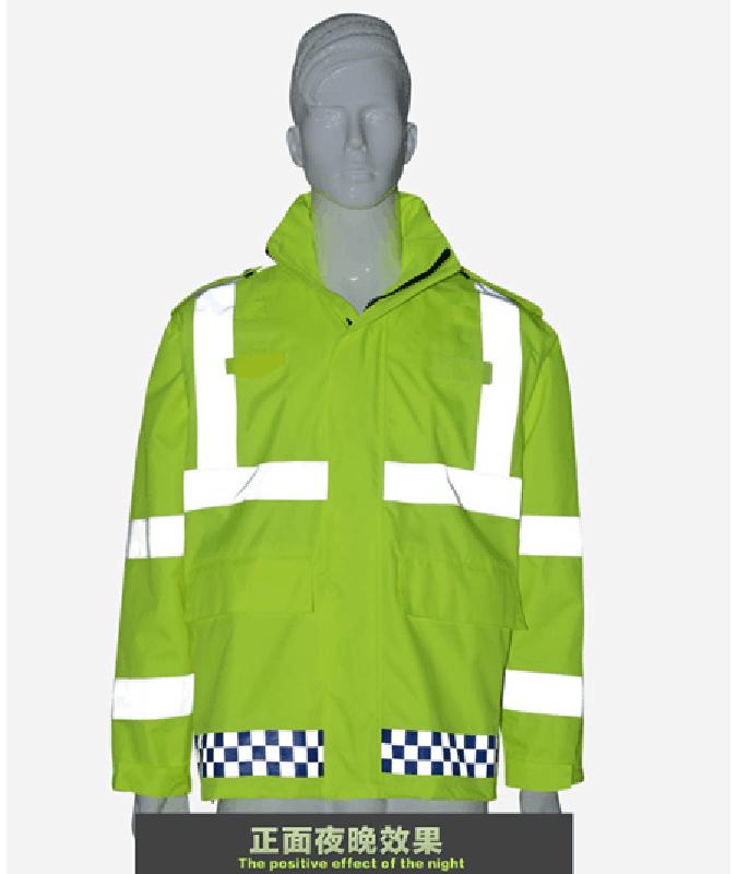 Hi-Vis Waterproof Traffic Police Jacket