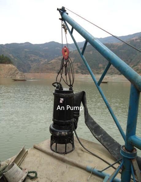 Thick Mud Heavy Duty 380V Portable High Volume Low Pressure Submersible Sand Dredging Pump