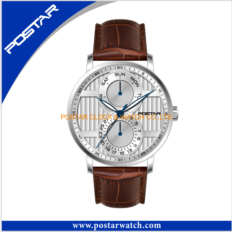 Professional Multifunction Dual Time Swiss Watch Quartz Watch