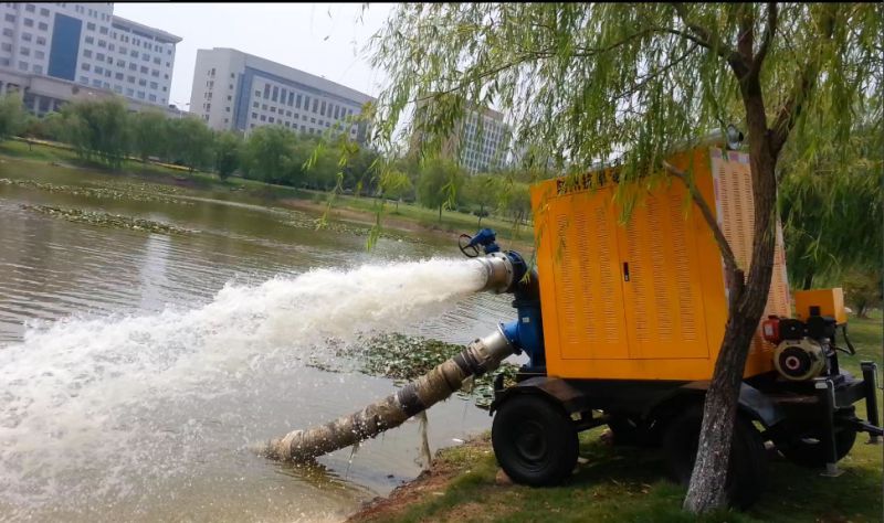 Silenced Diesel Water Pump with Trolly