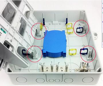 32 Cores FTTH Fiber Distribution Box Outdoor -with Splitter Type