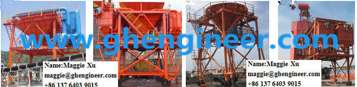 De Dusting Jetty Wharf Harbour Feeder Mobile Hopper for Iro Handling