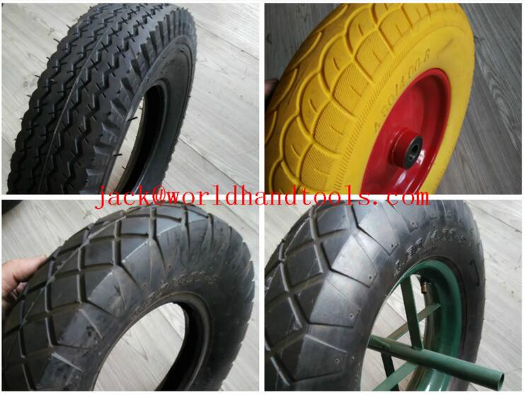 Trolley Wheel Pneumatic Tire Wheelbarrow Tire 350-8