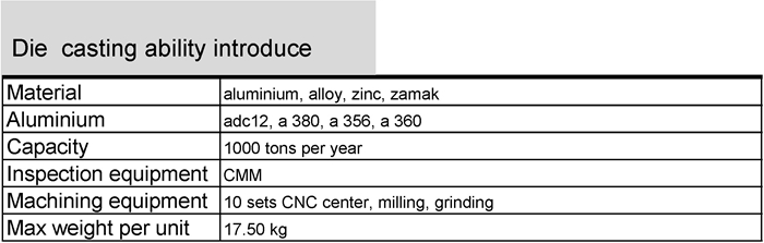 OEM Manufacturer Chrome Plated Die Casting Aluminum