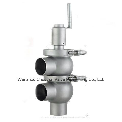 Stainless Steel Sanitary Manual Stop and Reversing Valve