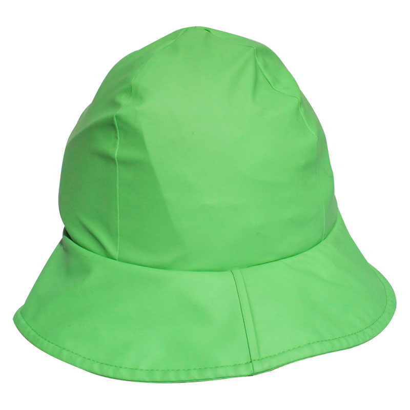 Green PU Rain Hat /Rain Cap/Raincoat for Adult