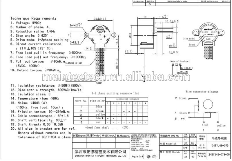 miniature linear stepper motor, captive stepper motor, linear stepper motor