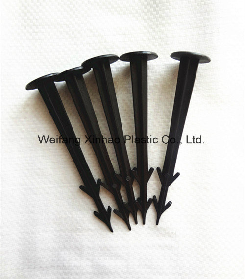 Plastic Pegs for Fixing Ground Cover/Landscape Fabric/Weed Control Mat