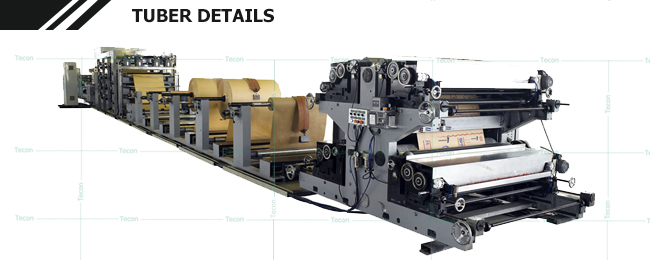 Kraft Paper Bag Making Machine with Flexo Printing