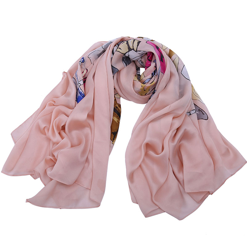 Hot Sell Printed Large Square Scarf with Multi Colors