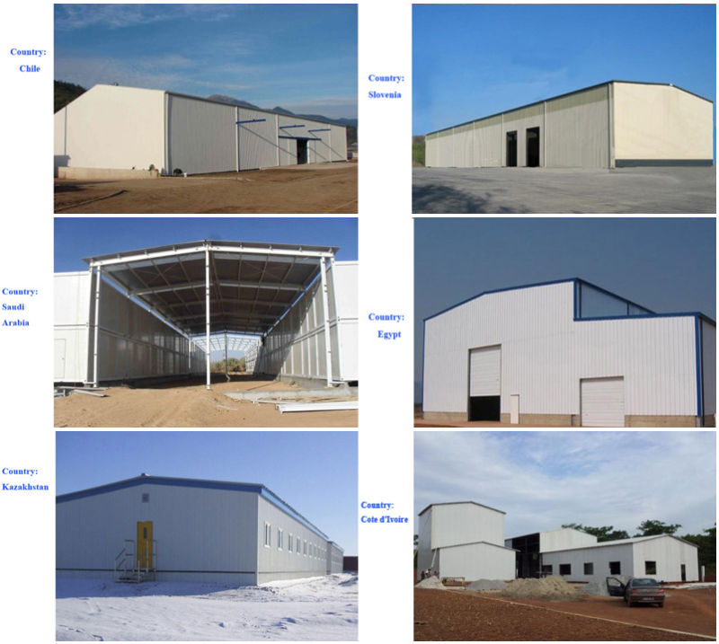 Low Cost Galvanized Steel Structure Building