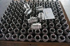 China Factory 1.4408 DIN 2-PC Ball Valve 50mm Pn40 with Drawing