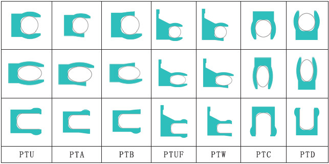 Teflon Spring Energized PTFE Sealing with V Ring