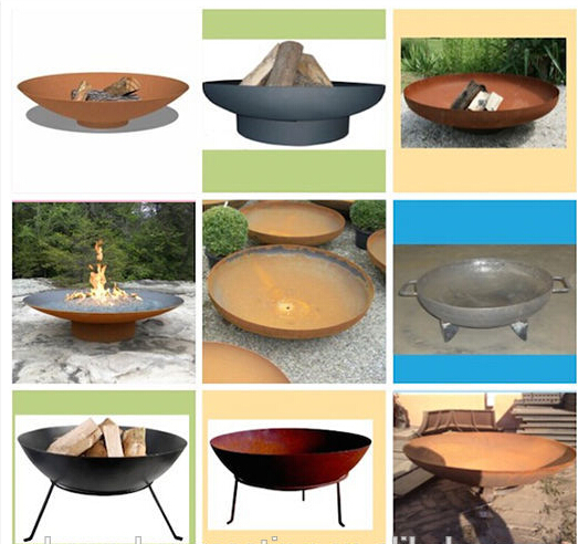 Rust or Painting Garden Patio Fire Pit / Fire Bowl