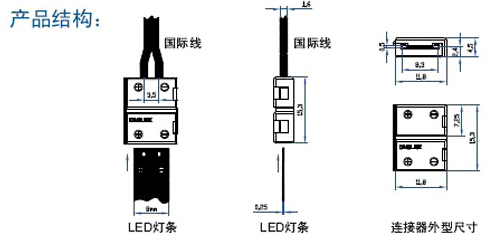 8mm FPC Flexible Lamp Strip Quick Links (FPC-08-DC-A)