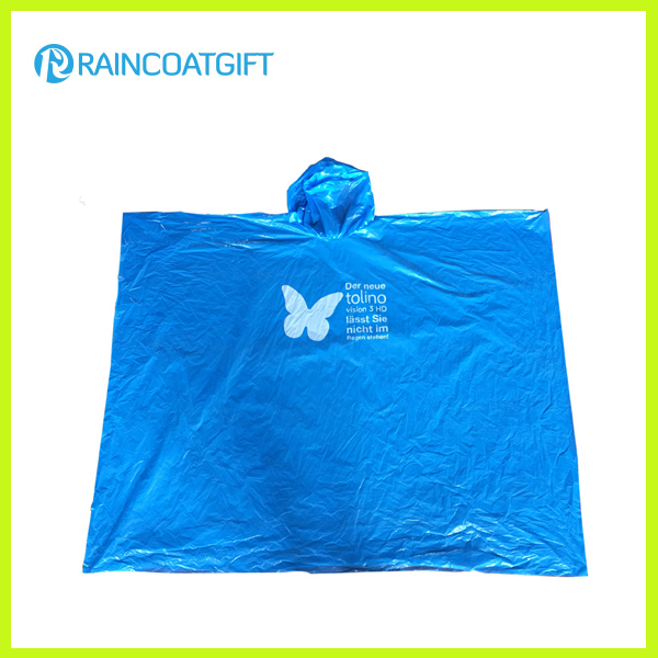 Promotional Disposable PE Rain Poncho Rpe0711-01