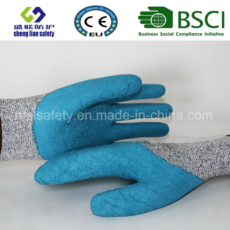 Cut Resistant Safety Work Glove with 3/4 Latex Coated