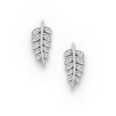 Latest 925 Silver Jewellery Plating Leaf Jewelry Set (KR3031)