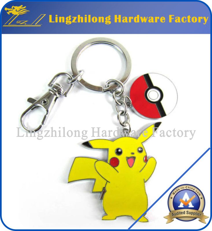 Pokemon Go Red Blue Yellow Team Enamel Key Ring