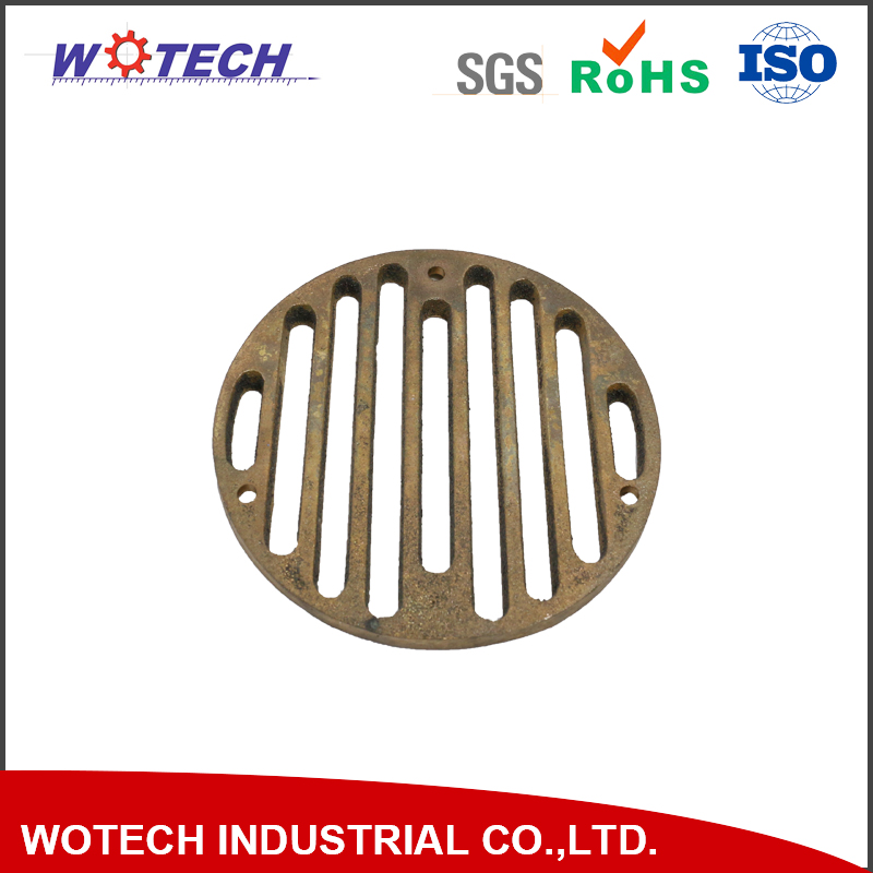 OEM Sand Casting Copper Floor Drain with CNC Machining