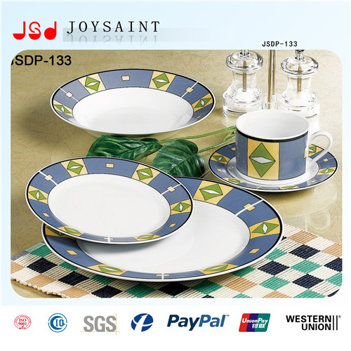 China Good Design Decoration 9''stone Dinner Set