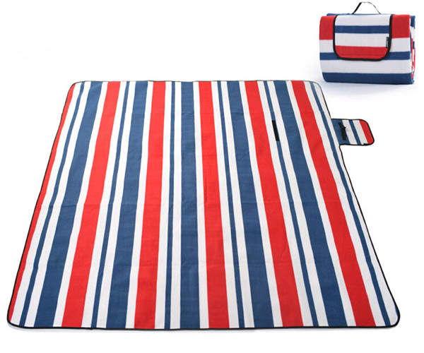 Suede Easy Carry Foldable Outdoor Beach Picnic Mat