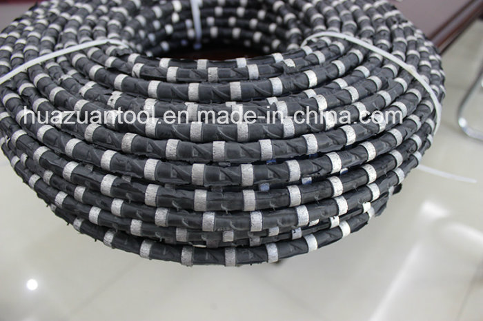 New Black Rubber Diamond Wire for Quarry