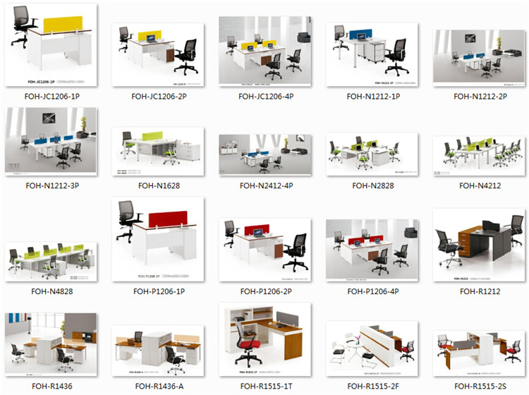 Unique Design White Board Room Table for Meeting (FOH-CT-SM2412)