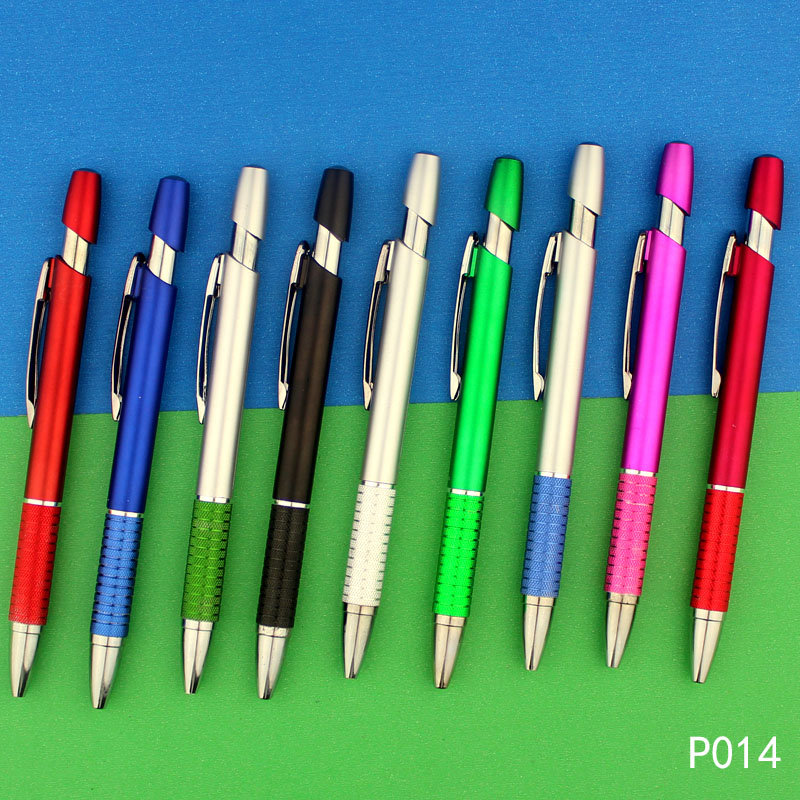 Bright Transparent Plastic Disposable Ballpoint Pen
