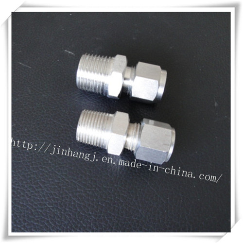 Forged Stainless Steel Fitting Pipe Four Ferrule ASTM 304 316 316L Tubing Fitting