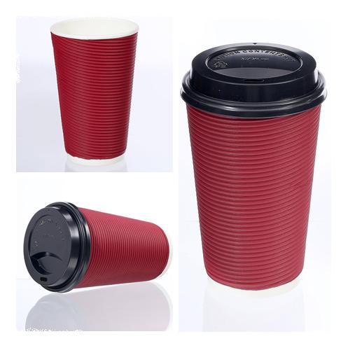 Disposable Corrugated Custom Logo Design Printed Paper Cup