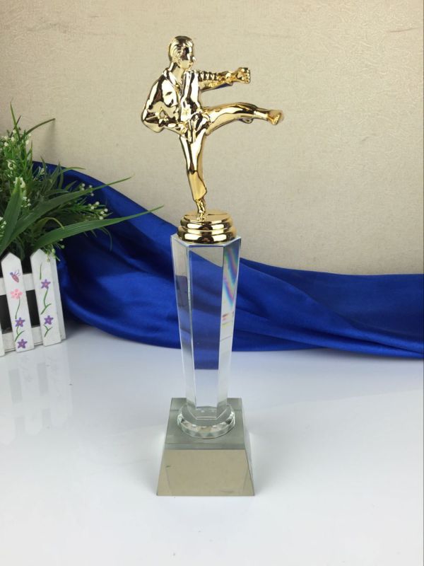 2016 New Design Metal Crystal Trophy