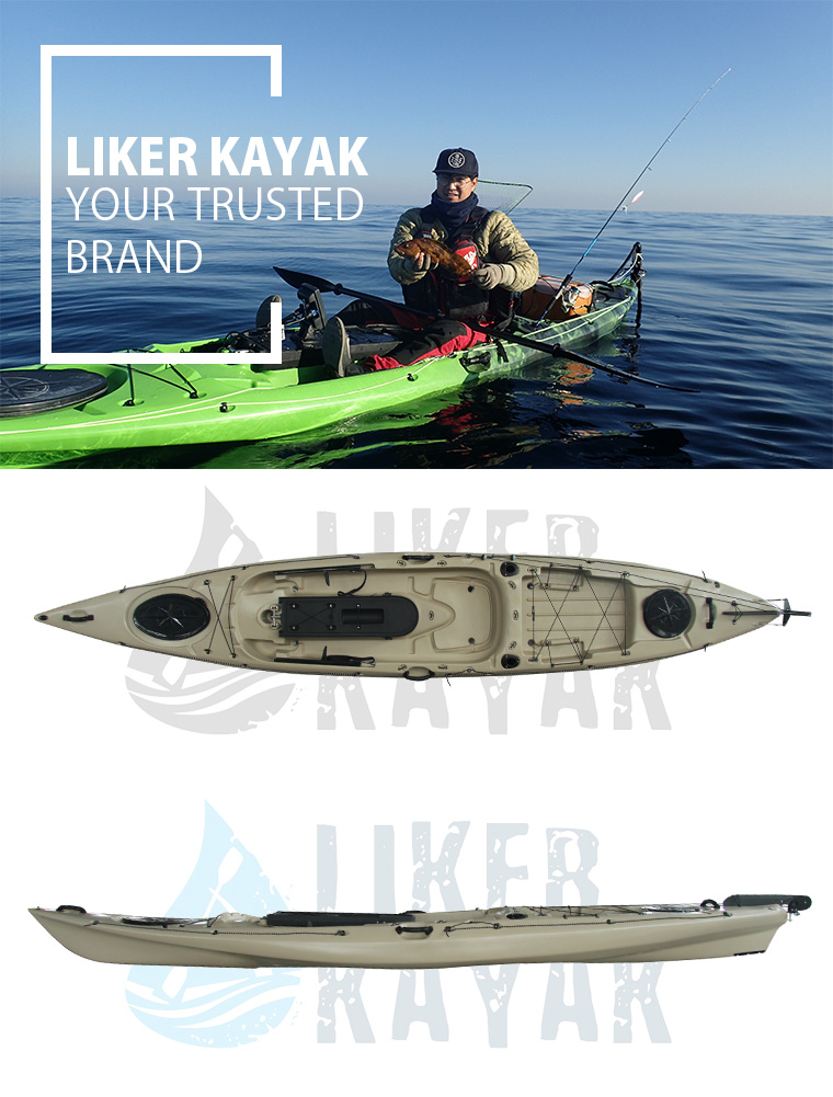 4.3metre Single Sit on Recreational Kayak LLDPE/HDPE