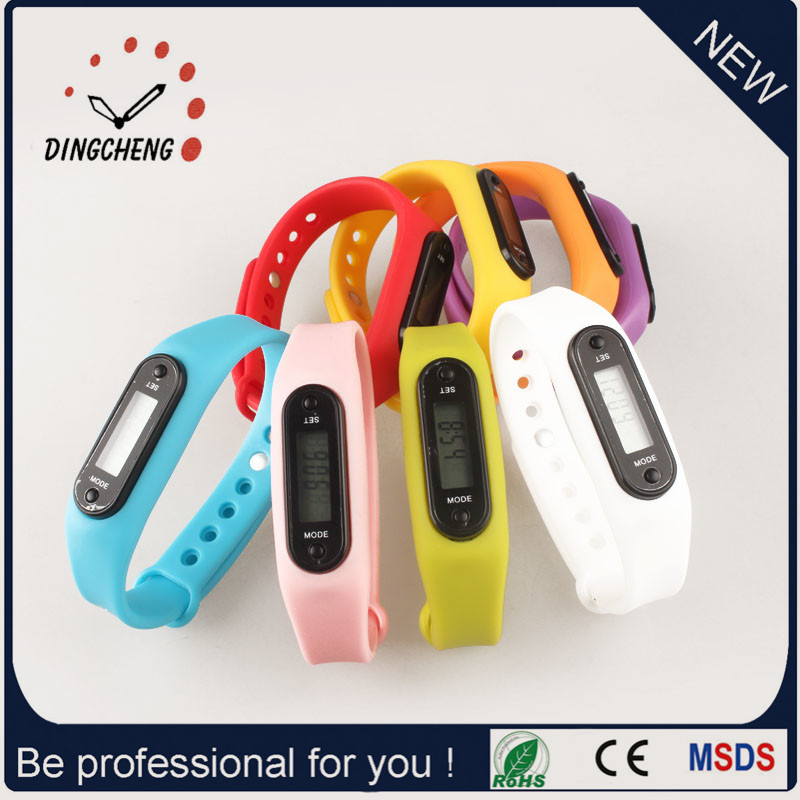 Digital Watches Customied Watch Pedometer Bracelet (DC-003)