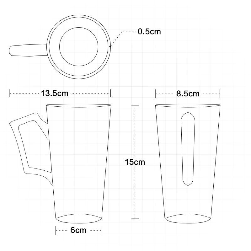 Wholesale Custom Ceramic High Quality Mugs with Handle