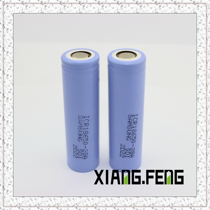 3.7V Lithium Ion Rechargeable 18650 2800mAh Battery for Samsung 18650 28A Cell