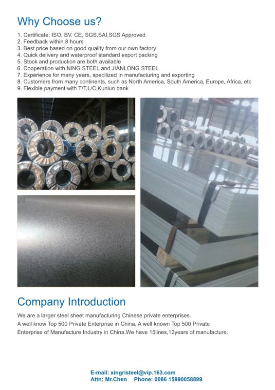 Aluzinc Steel Sheet/Galvalume Zinc Aluminized Sheet Coil/Galvalume Steel in Coil Manufacturer